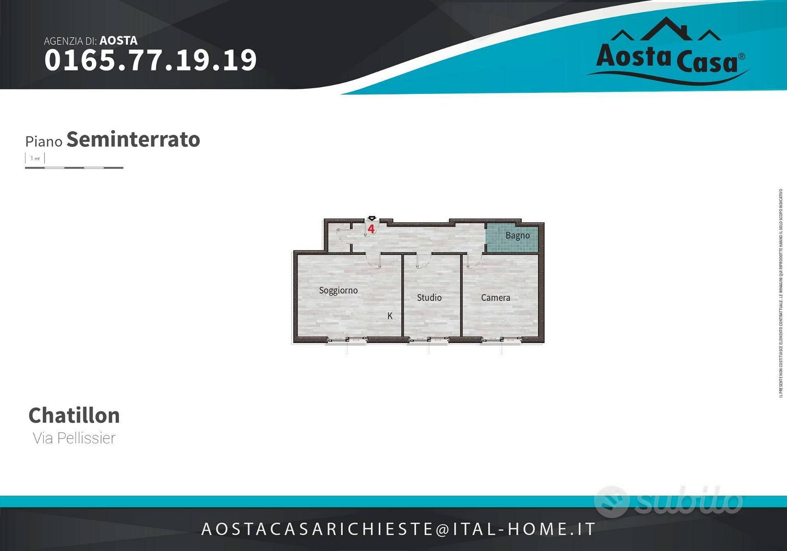 Appartamento – Châtillon, Conoz - Vista 2