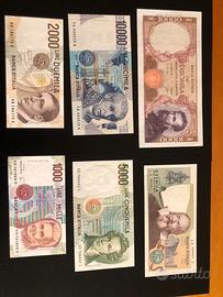 Banconote italiane n.6 - Galileo, Michelangelo etc