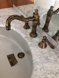 Rubinetteria Brunito 3 fori per lavabo