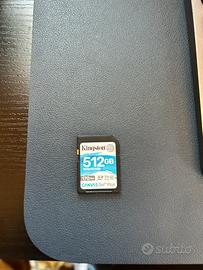 Scheda Sd da 512 gb