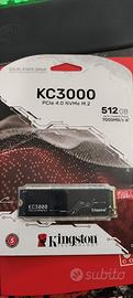 SSD PCIe 4.0 NVMe M.2 512GB KINGSTON KC3000