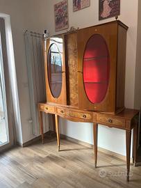 credenza in radica di noce 