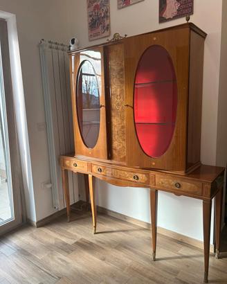 credenza in radica di noce 