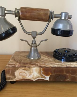 Telefono d'arredo in alabastro