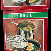 Contenitore inox con coperchio – nuovo da negozio