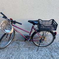 Bici da 26” donna cambio manuale