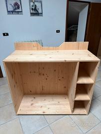 Armadio montessori  per camere bimbi  + 2 comodini