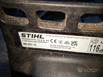 Motosega stihl 251