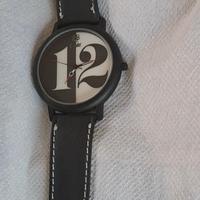 orologio Cadet quadrante bianco e nero 