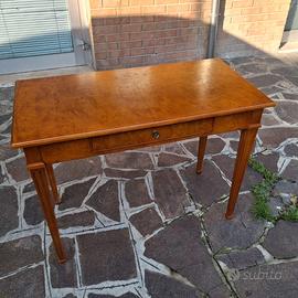 TAVOLO IN STILE LUIGI XVI IN RADICA DI FASSINO '60