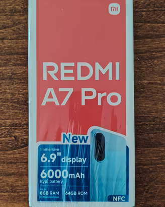 Redmi A7 Pro sigillato 4GB RAM 64GB ROM