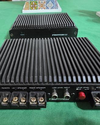 Amplificatore Proton 222 + RCA focal e crossover