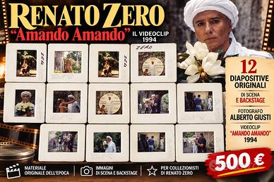 Renato Zero 12 Diapositive Originali Amando Amando