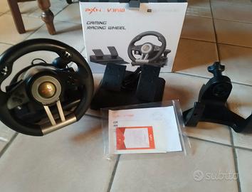 Volante da Gaming PXN V3 PRO con pedali e supporto