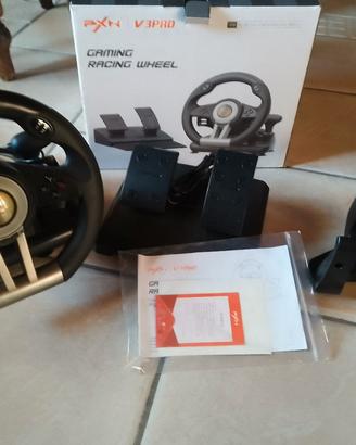 Volante da Gaming PXN V3 PRO con pedali e supporto