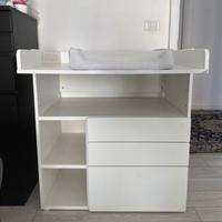 Fasciatoio smastad ikea bianco legno