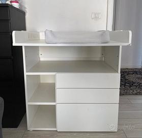 Fasciatoio smastad ikea bianco legno