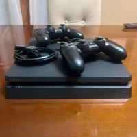 Ps4 slim 1t 2 controller DualShock + 5 giochi