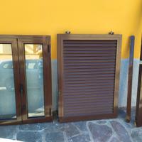 Persiana scorrevole e finestra due ante