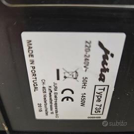 macchina caffè Jura E800 prezzo 180€