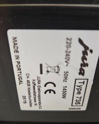 macchina caffè Jura E800 prezzo 180€