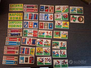 Scudetti con velina figurine Panini 1970/71