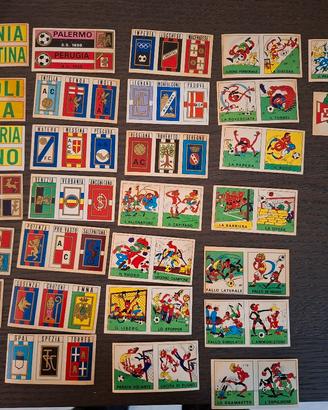 Scudetti con velina figurine Panini 1970/71