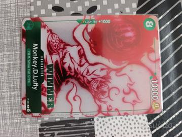One piece card P061 monkey d. Luffy uta Winner