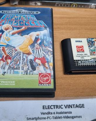 9329N-European Club Soccer Sega Mega Drive