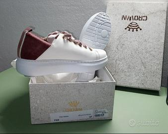 scarpe con lacci crown taglia 37