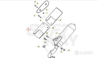 Marmitta Yamaha Neo's 50 5BWE46022000