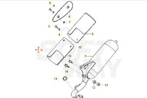 Marmitta Yamaha Neo's 50 5BWE46022000