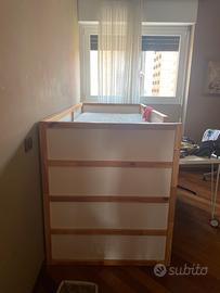 Letto a sopplaco ilea con sceivania