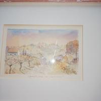 quadro acquerello Franco Corrocher Conegliano