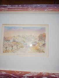 quadro acquerello Franco Corrocher Conegliano