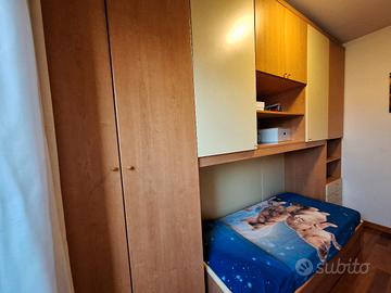 cameretta a ponte con 2 letti