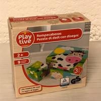 Gioco Puzzle  dadi disegni