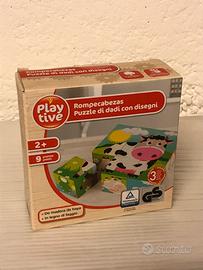 Gioco Puzzle  dadi disegni