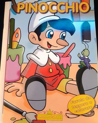 Pinocchio Favola da leggere e colorare