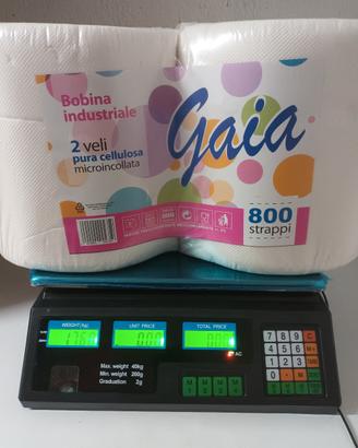bobine rotoloni di carta max € 6,00 la coppia