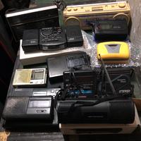 Collezione di radio,è radio cassette