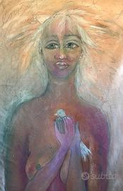 "olio su tela" di: Tanya Galstian - Angel of peace