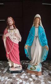 Statue Gesù e madonna