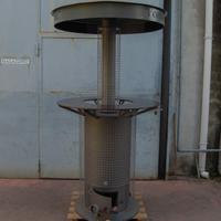 Stufa da esterno riscaldante a legna tipo fungo