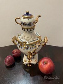Gzhel porcellana –  Samovar vintage