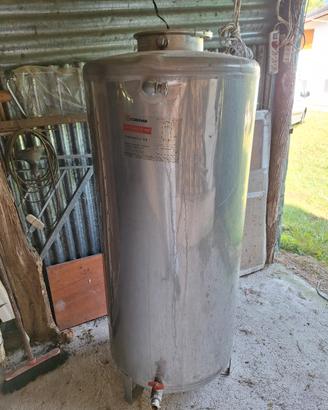 Serbatoio INOX 500lt + pompa riempimento/scarico
