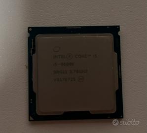 Processore Intel core i5-9600K 3,7GHz 9ªgenerzione