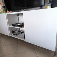 Mobile TV bianco lucido IKEA Besta