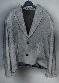 Giacca corta da uomo Zara grigia L abbondante