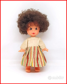 Bambola mini Fiba vintage bambolina vinile v75